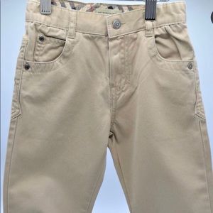 Burberry kids trouser beige good condition